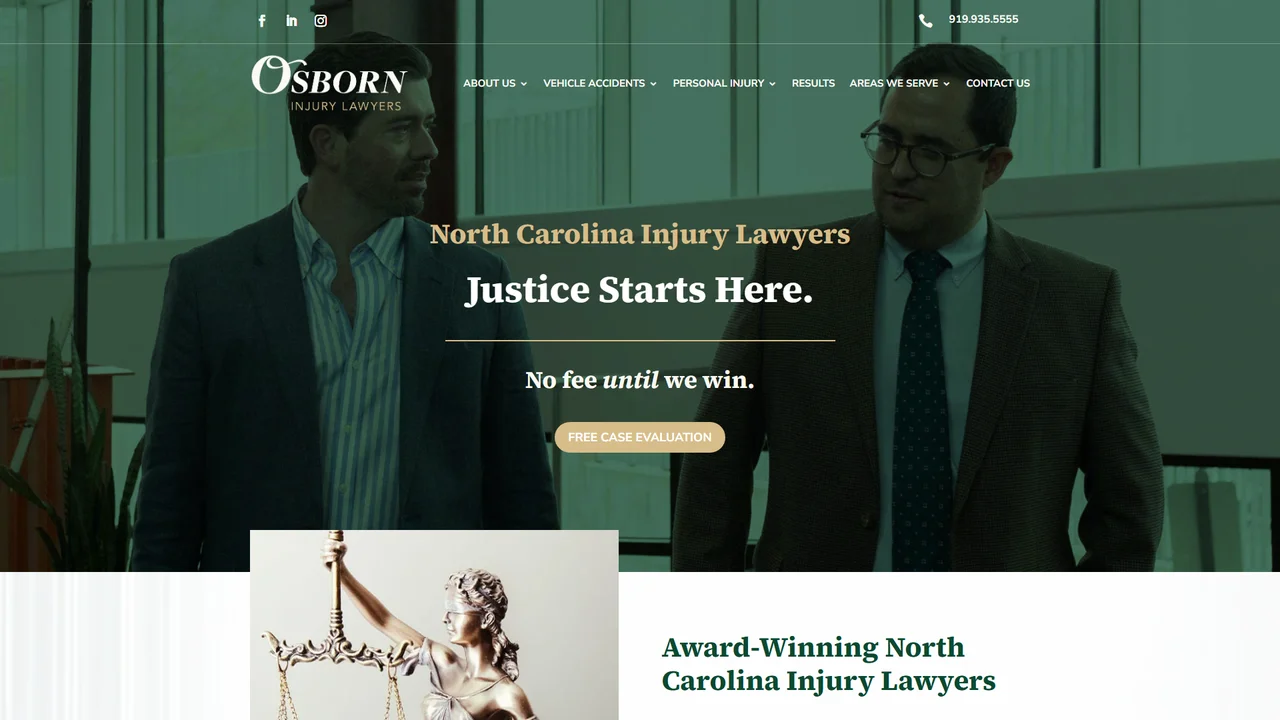 Osborn Injury Lawyers - Raleigh, NC office in Raleigh, North Carolina