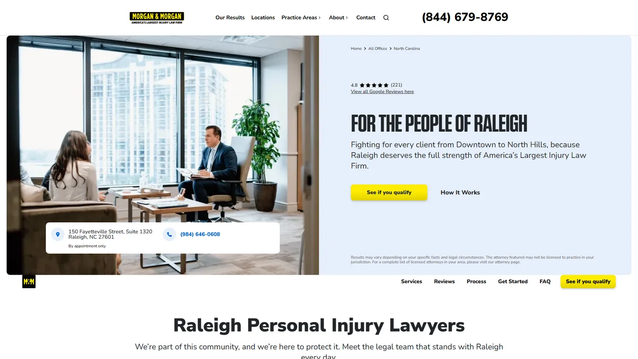 Morgan and Morgan - Raleigh, NC office in Raleigh, North Carolina