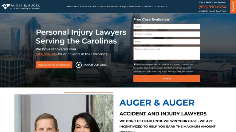Auger and Auger Accident and Injury Lawyers - Raleigh, NC - Attorney in Raleigh