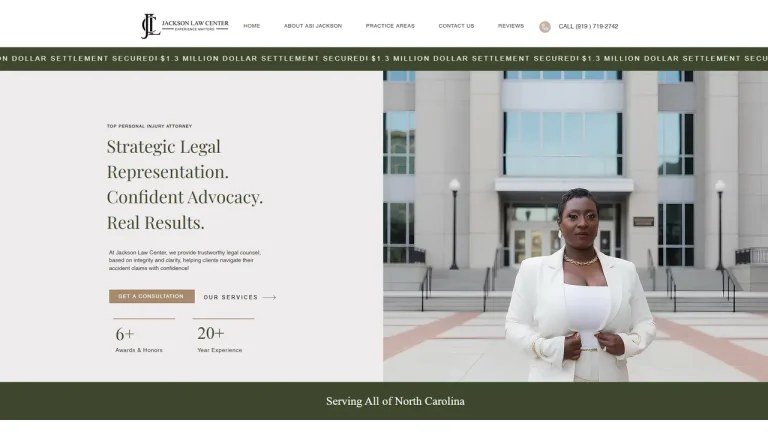 Jackson Law Center Injury Attorneys - Raleigh, NC - Attorney in Raleigh