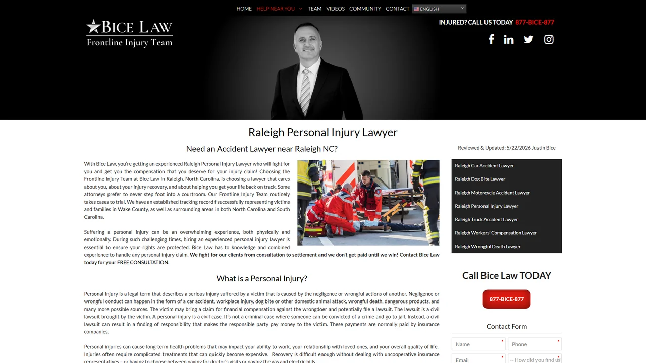 Bice Law LLC - Raleigh, NC office in Raleigh, North Carolina