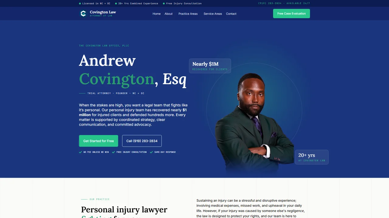 The Covington Law Office, PLLC - Raleigh, NC office in Raleigh, North Carolina