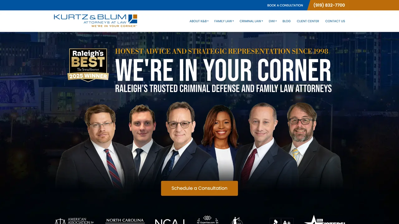 Kurtz & Blum, PLLC - Raleigh, NC office in Raleigh, North Carolina
