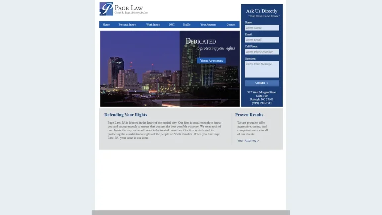 Page Law, P.A. - Raleigh, NC - Attorney in Raleigh