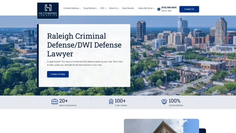Hiltzheimer Law Office, PLLC | Raleigh DWI Lawyer - Raleigh, NC - Attorney in Raleigh