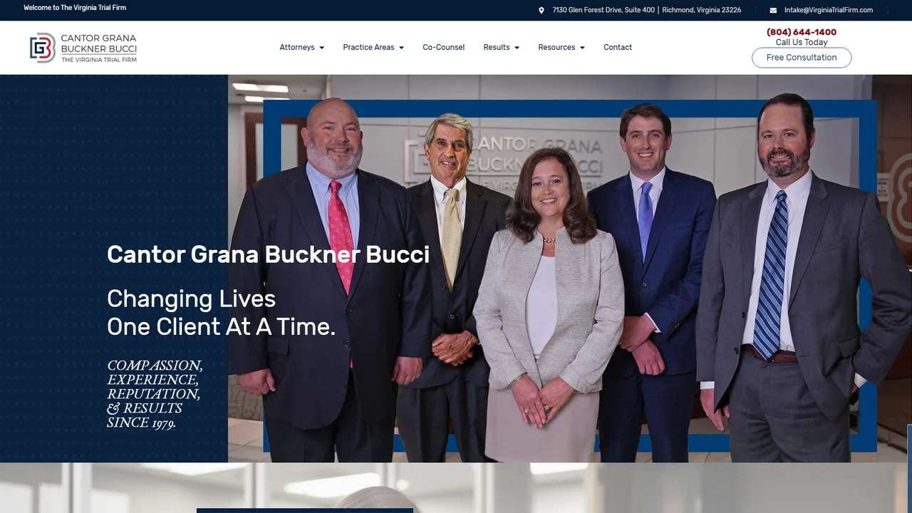 Cantor Grana Buckner Bucci Car Accident & Personal Injury Lawyers - Richmond, VA office in Richmond, Virginia