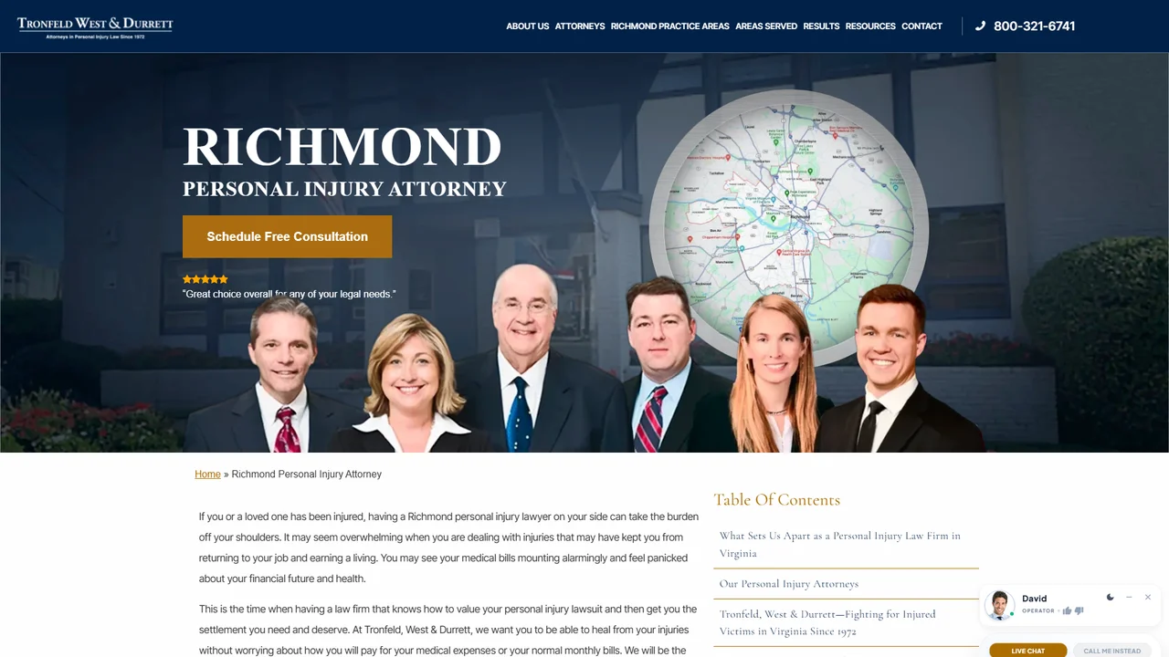 Tronfeld West & Durrett - Richmond, VA office in Richmond, Virginia