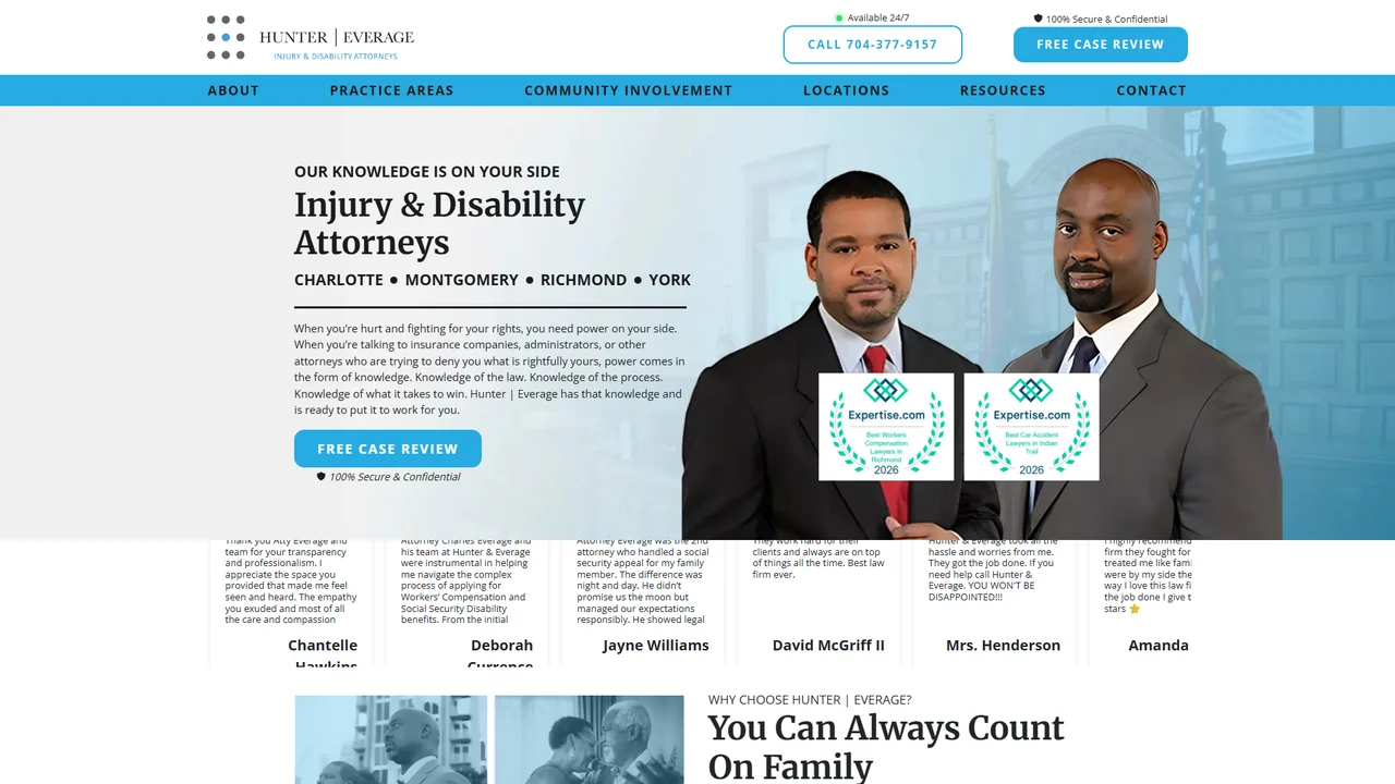 Hunter & Everage Personal Injury & Disability Attorneys - Richmond, VA office in Richmond, Virginia