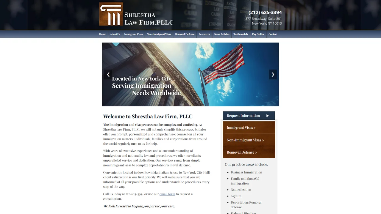 Shrestha Law Firm, PLLC (Ramesh K. Shrestha) - NYC, New York office in New York City, New York