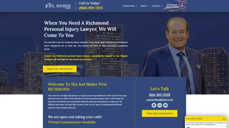 The Joel Bieber Firm - Richmond, VA - Attorney in Richmond