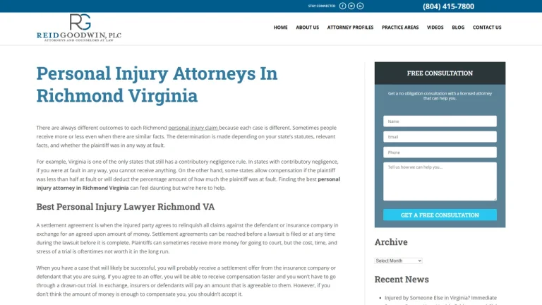 Reid Goodwin PLC - Richmond, VA - Attorney in Richmond
