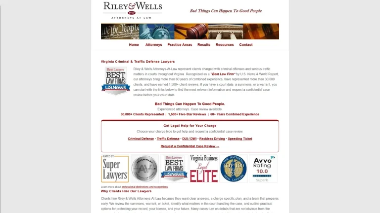 Riley & Wells Attorneys-At-Law - Richmond, VA - Attorney in Richmond
