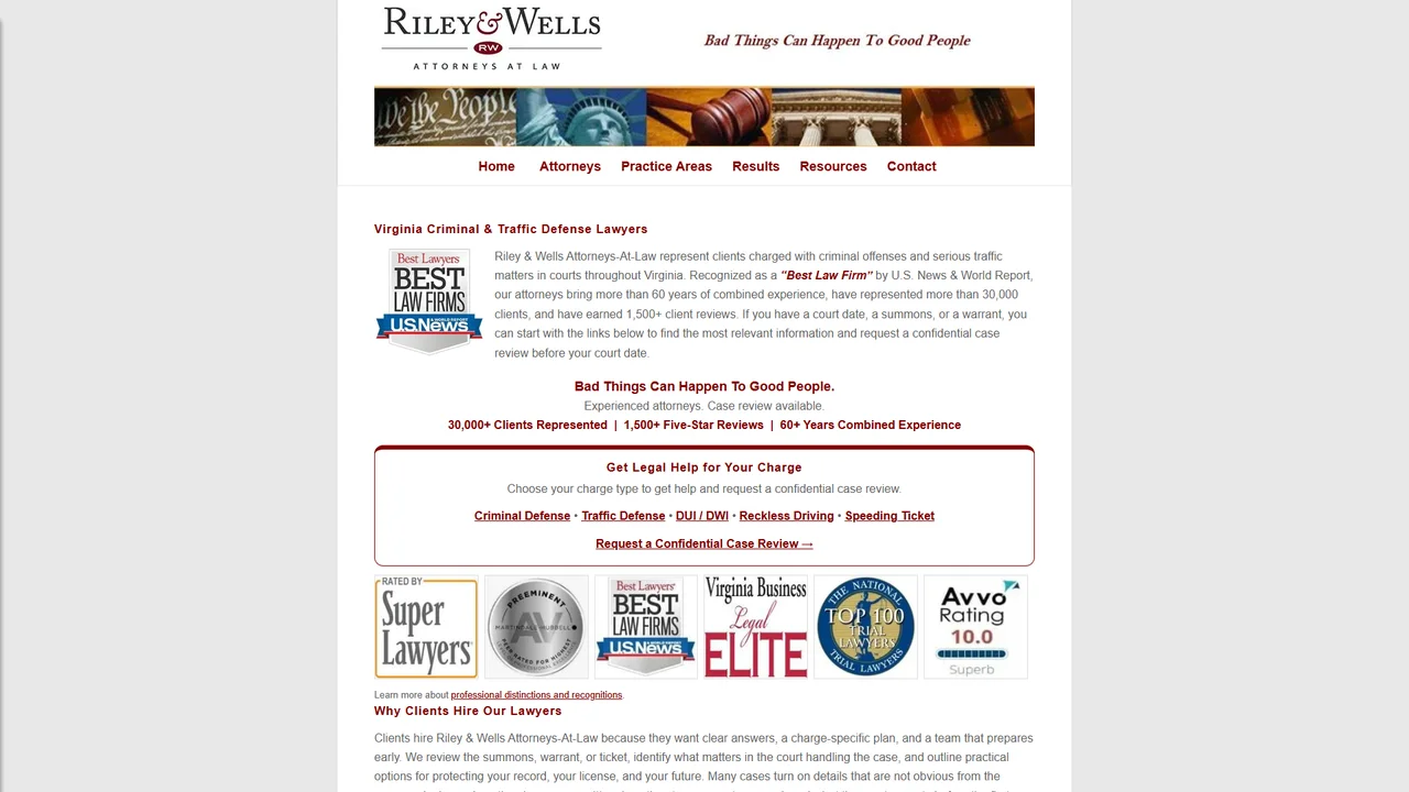 Riley & Wells Attorneys-At-Law - Richmond, VA office in Richmond, Virginia