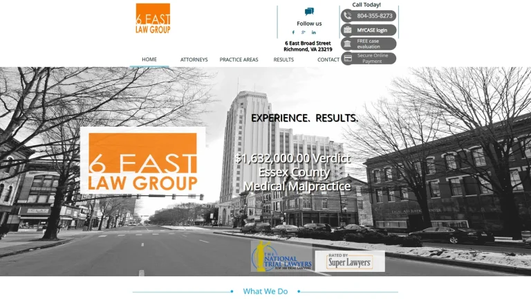 SIX EAST LAW GROUP - Curley Law Firm - Richmond, VA - Attorney in Richmond