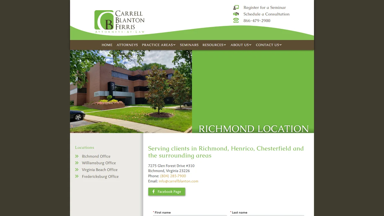Carrell Blanton Ferris & Associates, PLC - Richmond, VA office in Richmond, Virginia