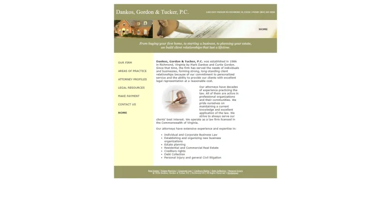 Dankos, Gordon & Tucker, PC - Richmond, VA - Attorney in Richmond