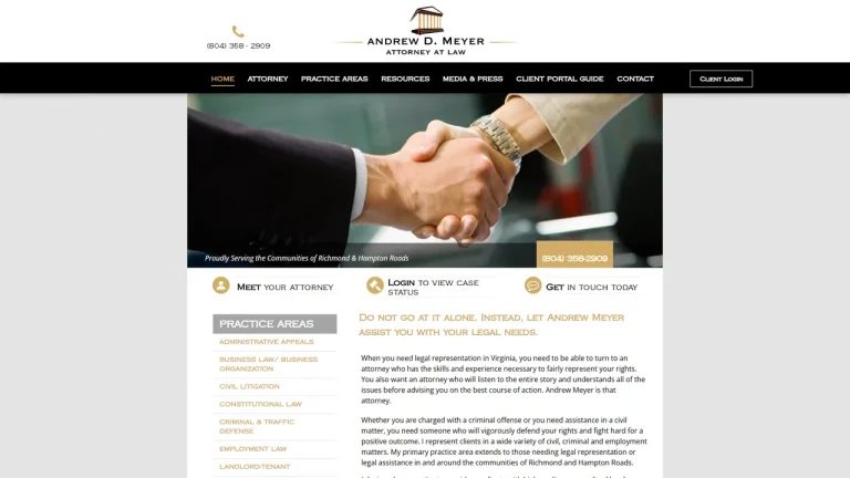 Andrew D. Meyer, Attorney-at-Law - Richmond, VA - Attorney in Richmond