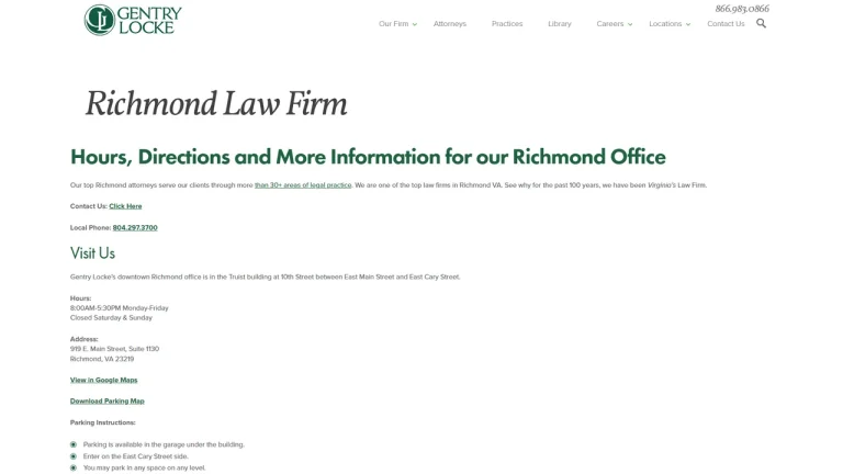 Gentry Locke Attorneys - Richmond, VA - Attorney in Richmond