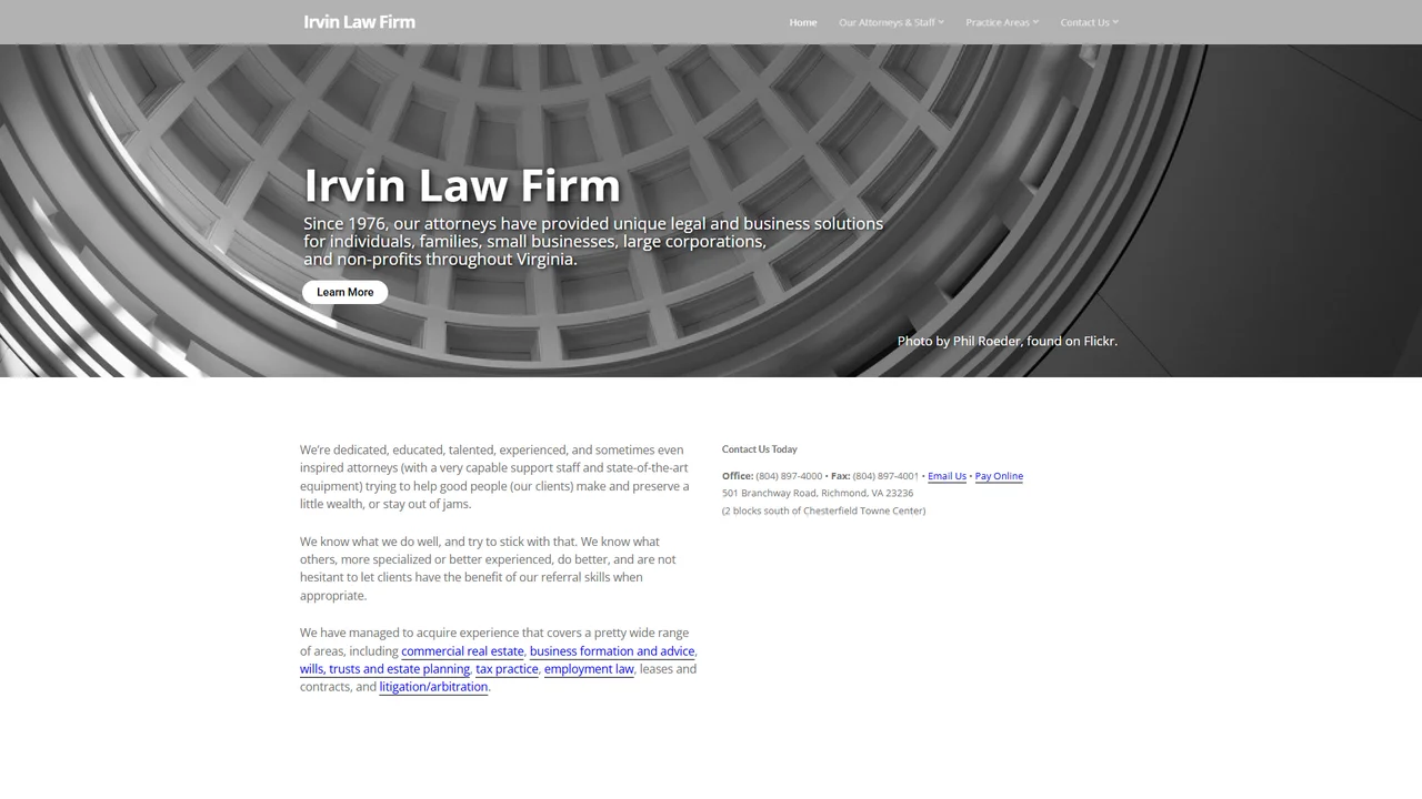 Irvin Law Firm - Richmond, VA office in Richmond, Virginia