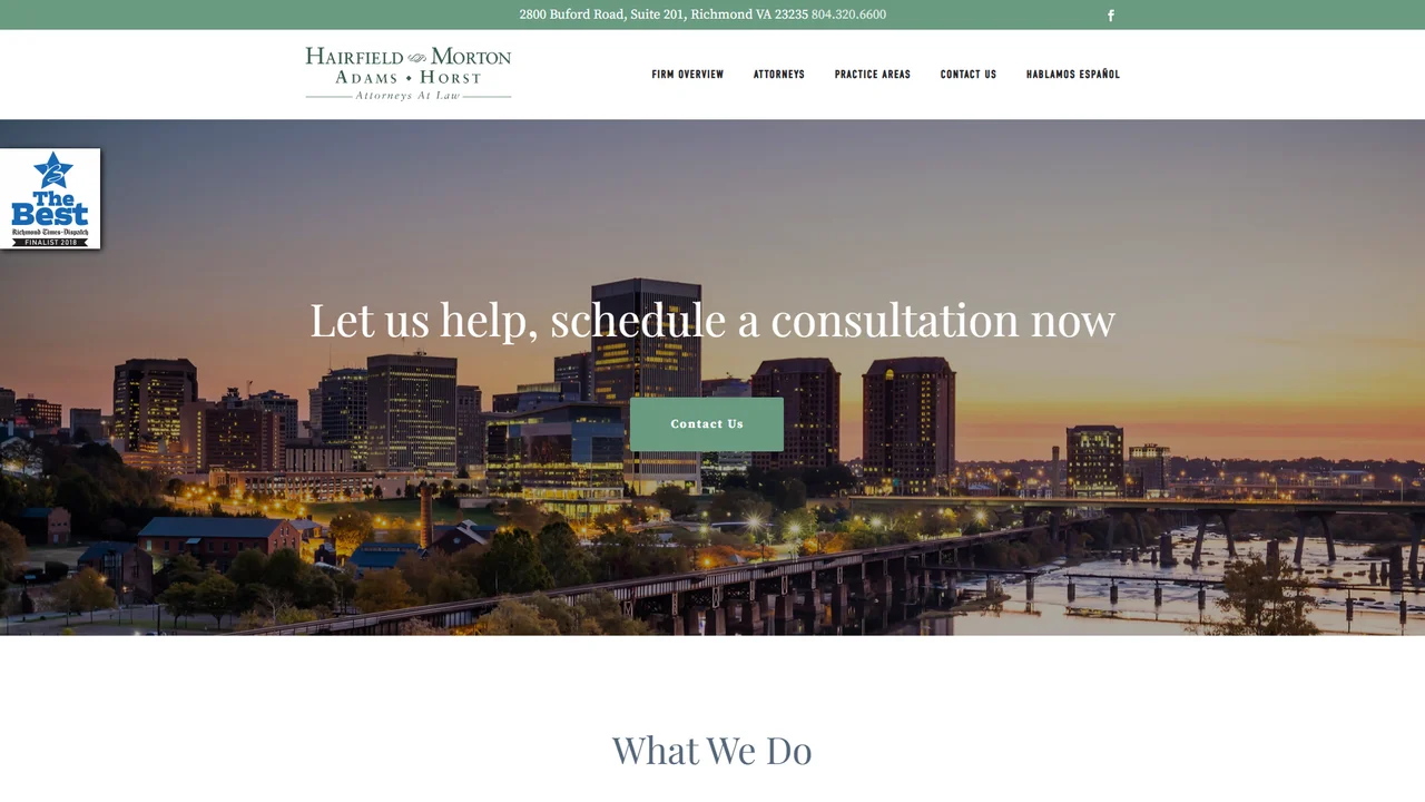 Hairfield, Morton, Adams, Trexler, Horst PLC - Richmond, VA office in Richmond, Virginia