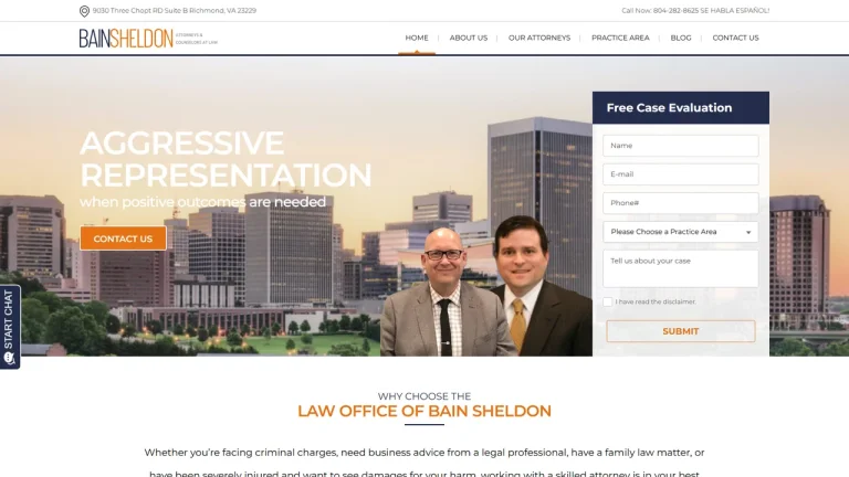 Bain Sheldon, P.L.C. - Richmond, VA - Attorney in Richmond