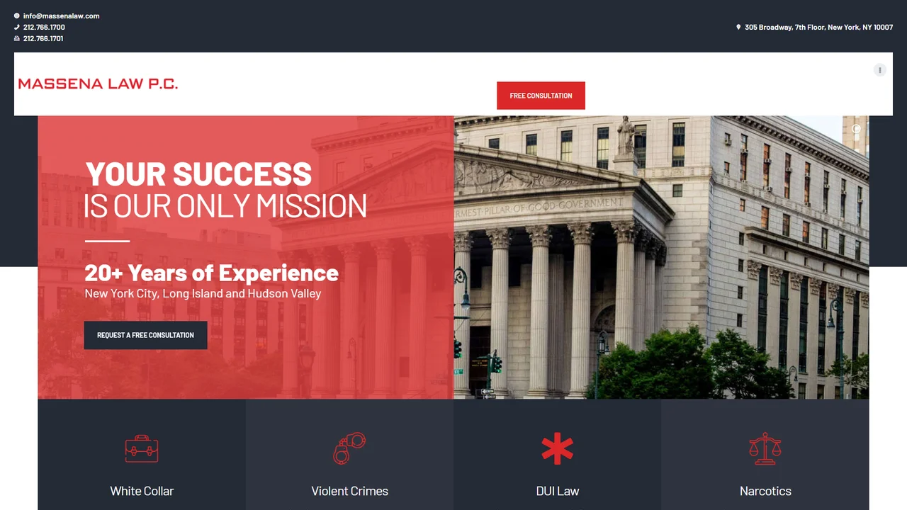 Alain V Massena Law Offices - NYC, New York office in New York City, New York