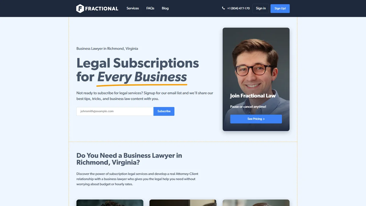 Fractional Law - Richmond, VA office in Richmond, Virginia
