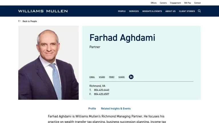 Farhad Aghdami - Richmond, VA - Attorney in Richmond