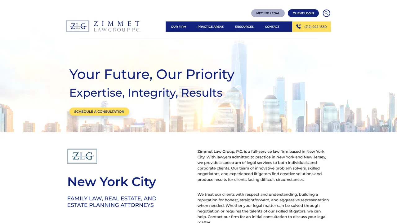 Zimmet Law Group P.C. - NYC, New York office in New York City, New York