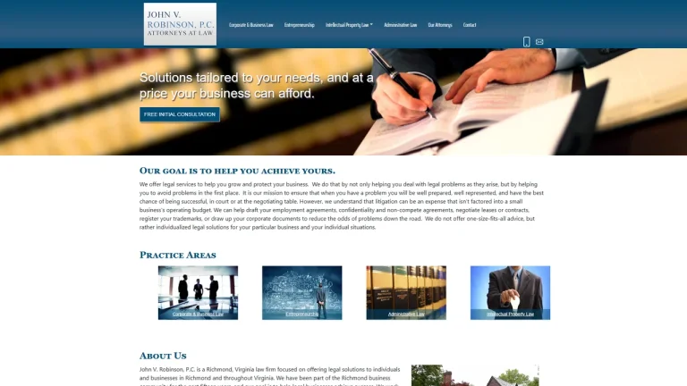 John V. Robinson, P.C. - Richmond, VA - Attorney in Richmond