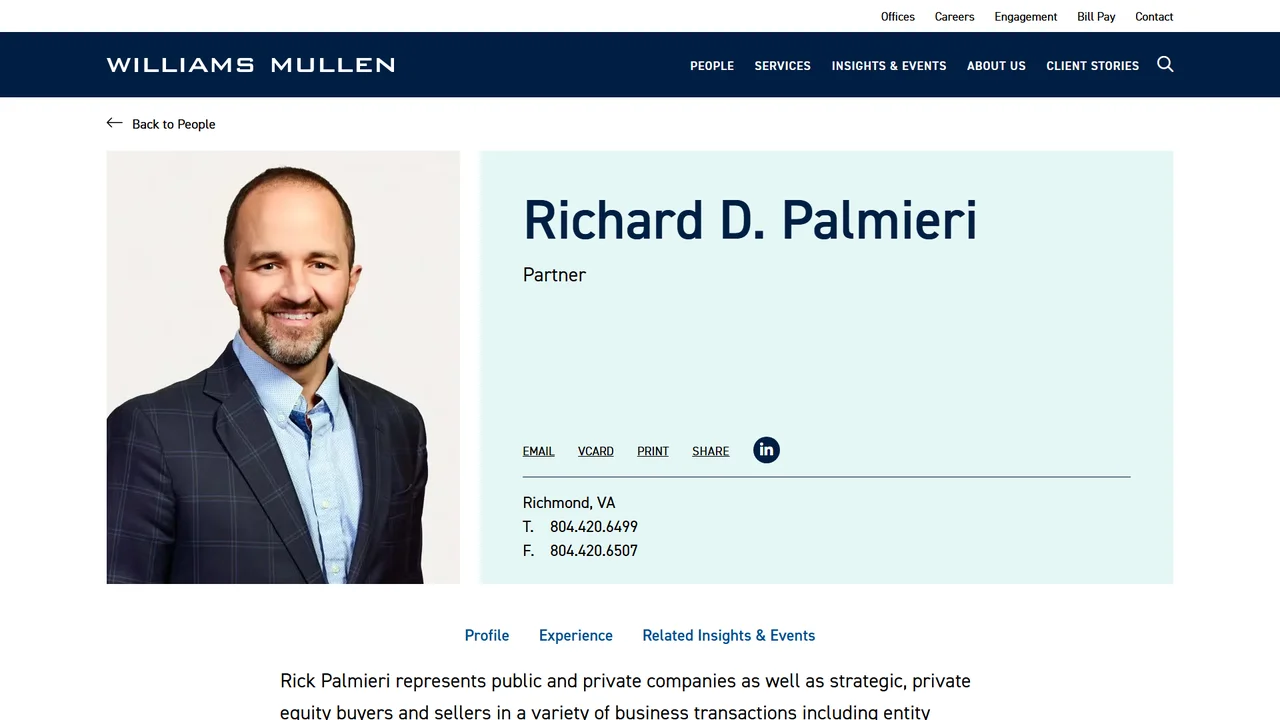 Rick Palmieri - Richmond, VA office in Richmond, Virginia
