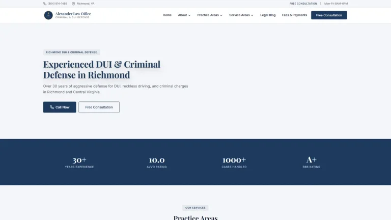 Alexander Law Office, P.C. - Richmond, VA - Attorney in Richmond