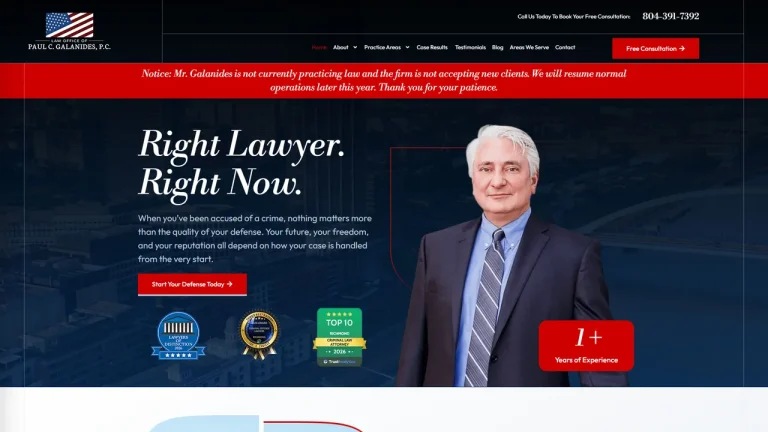 Law Office of Paul C. Galanides, P.C. - Richmond, VA - Attorney in Richmond