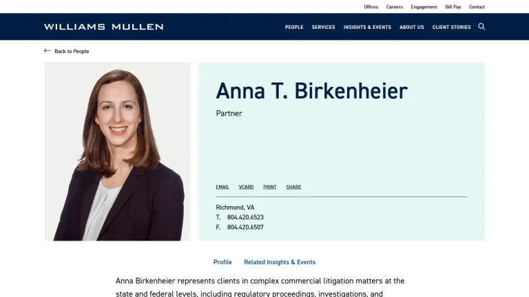 Anna Birkenheier - Richmond, VA - Attorney in Richmond