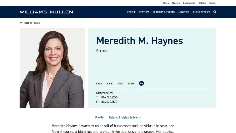 Meredith Haynes - Richmond, VA - Attorney in Richmond