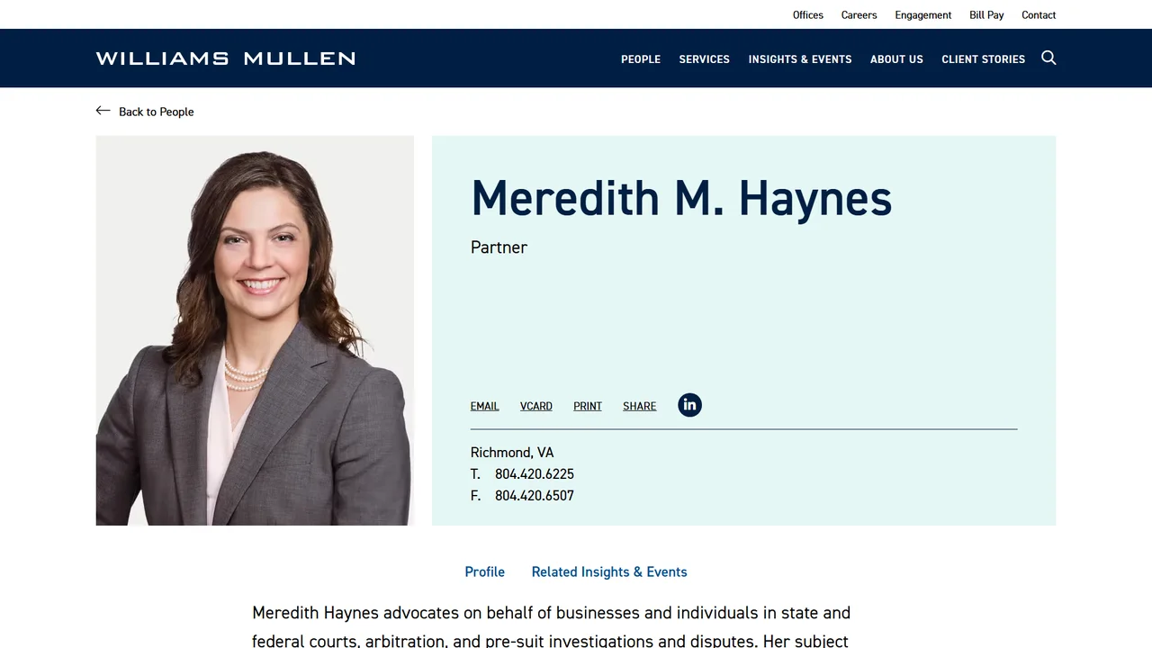 Meredith Haynes - Richmond, VA office in Richmond, Virginia