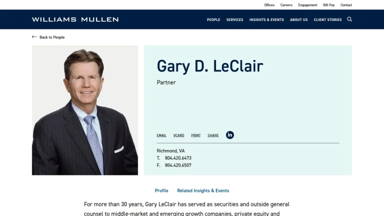 Gary LeClair - Richmond, VA - Attorney in Richmond