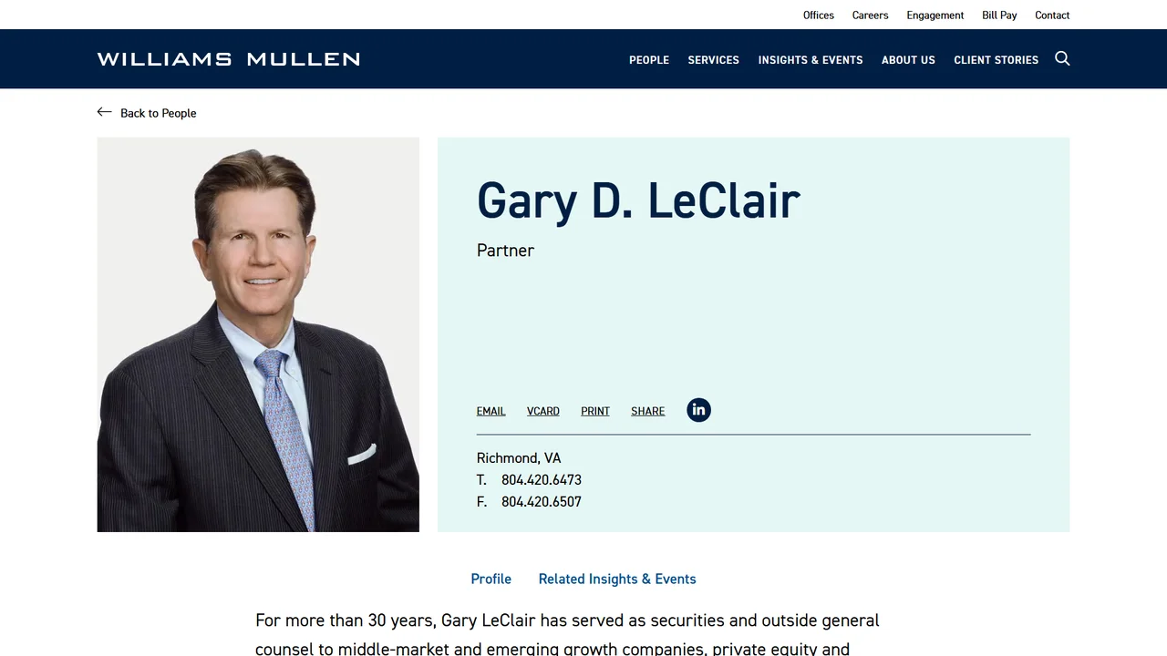 Gary LeClair - Richmond, VA office in Richmond, Virginia