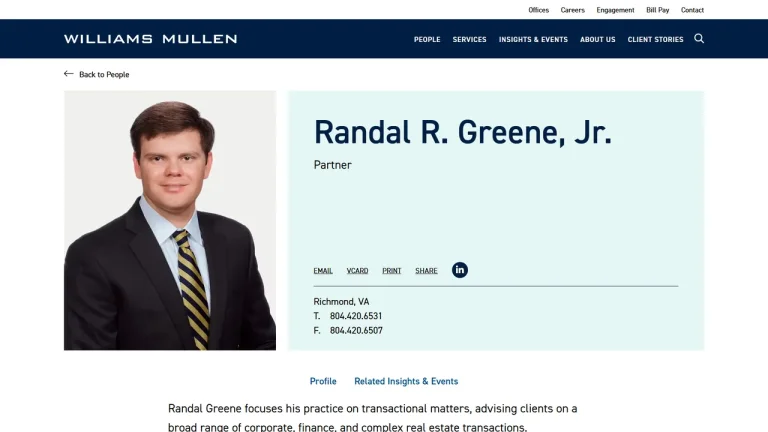 Randal Greene - Richmond, VA - Attorney in Richmond