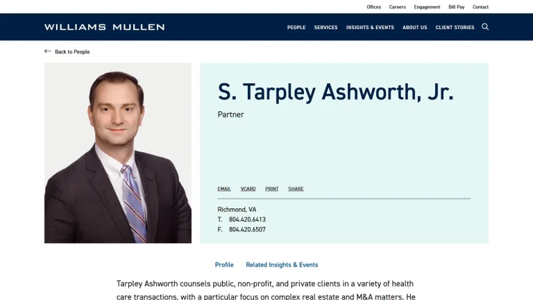Tarpley Ashworth - Richmond, VA - Attorney in Richmond