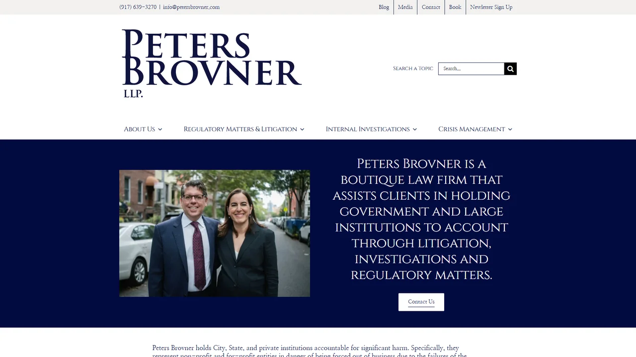 Peters Brovner LLP - NYC, New York office in New York City, New York