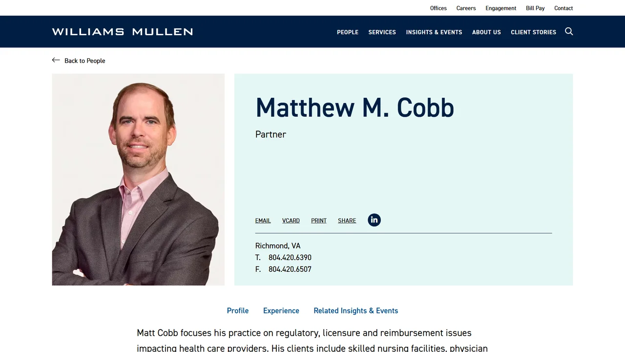 Matt Cobb - Richmond, VA office in Richmond, Virginia