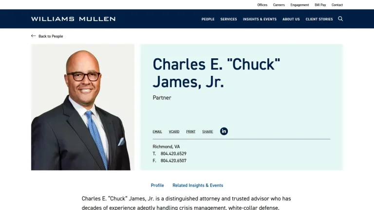 Chuck James - Richmond, VA - Attorney in Richmond