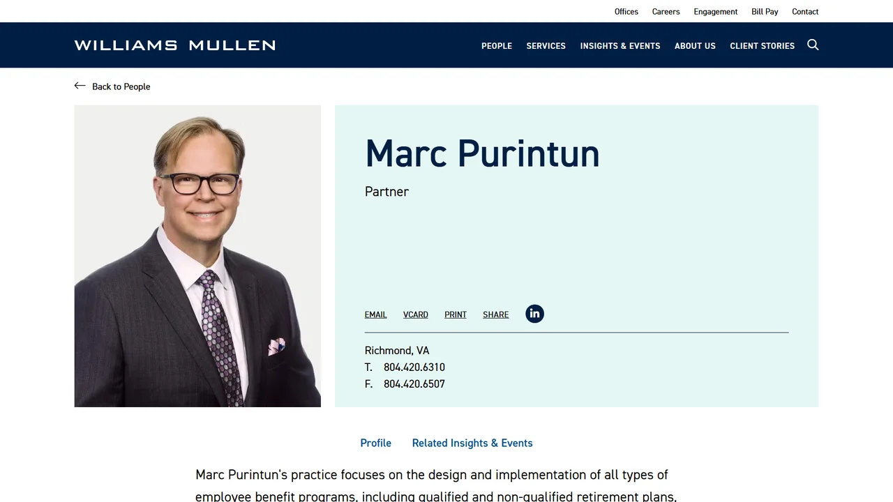 Marc Purintun - Richmond, VA office in Richmond, Virginia