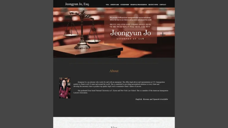 Law Office of Jeongyun Jo - NYC, New York - Attorney in New York City