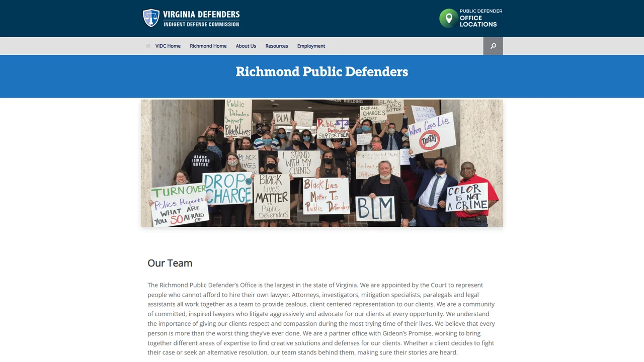 Richmond Public Defender - Richmond, VA office in Richmond, Virginia