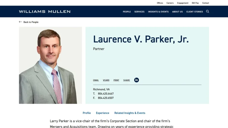 Larry Parker - Richmond, VA - Attorney in Richmond