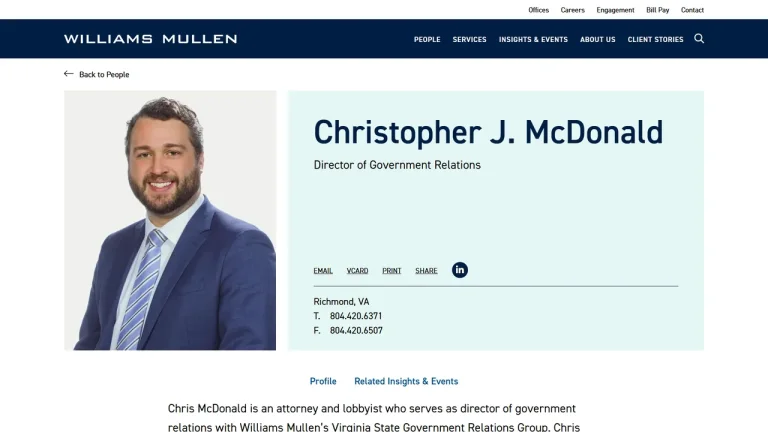 Christopher J. ”Chris” McDonald - Richmond, VA - Attorney in Richmond