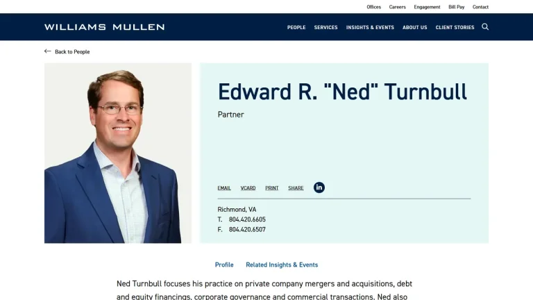 Ned Turnbull - Richmond, VA - Attorney in Richmond