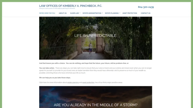 The Law Offices of Kimberly A. Pinchbeck, P.C. - Richmond, VA - Attorney in Richmond
